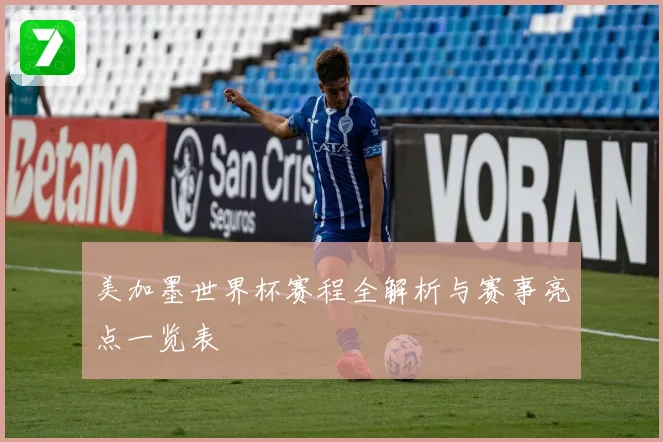 美加墨世界杯赛程全解析与赛事亮点一览表